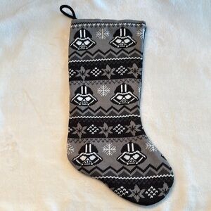 Star Wars Darth Vader Christmas Stocking Disney Knit EUC